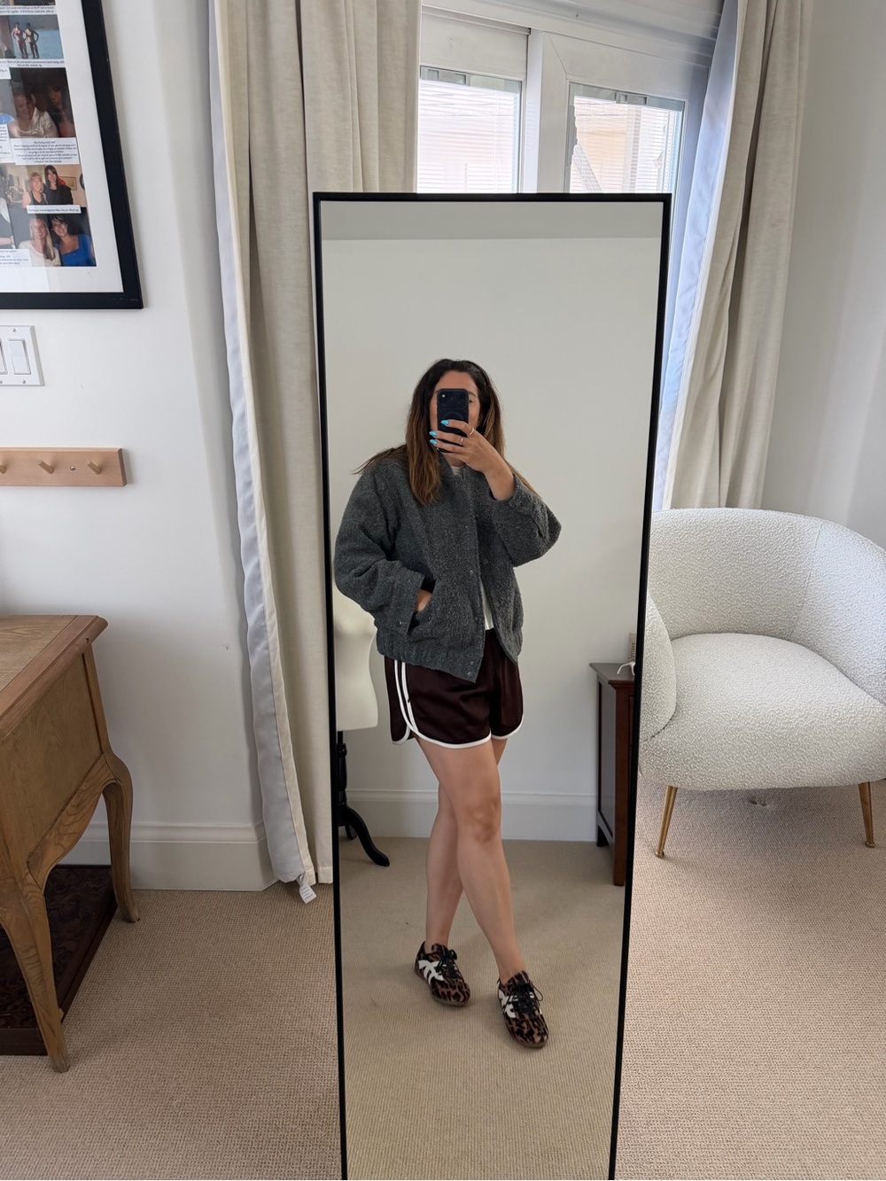 H&M Gray Bomber Jacket